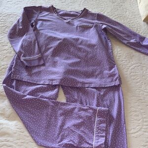 Pajamagram Purple Polka Dot Pajama Set LGT Gently Loved